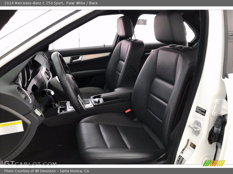 Front Seat of 2014 C 250 Sport