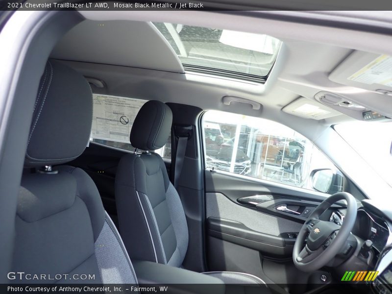 Mosaic Black Metallic / Jet Black 2021 Chevrolet TrailBlazer LT AWD