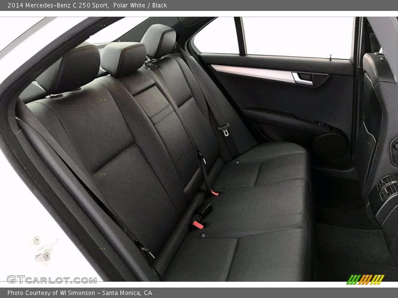 Rear Seat of 2014 C 250 Sport