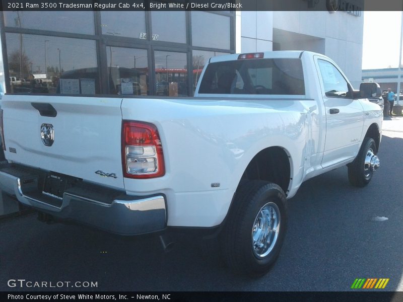 Bright White / Diesel Gray/Black 2021 Ram 3500 Tradesman Regular Cab 4x4