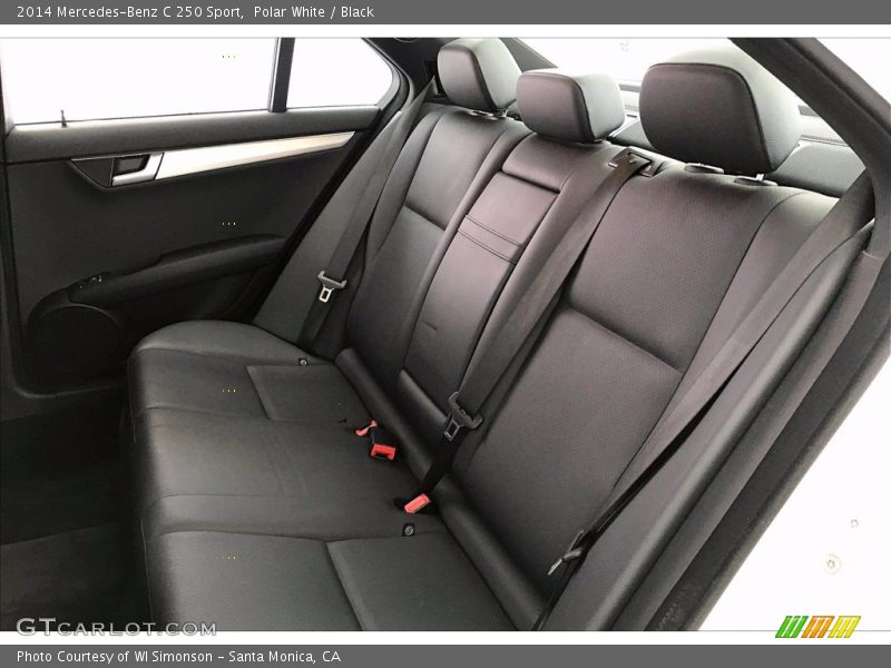 Rear Seat of 2014 C 250 Sport