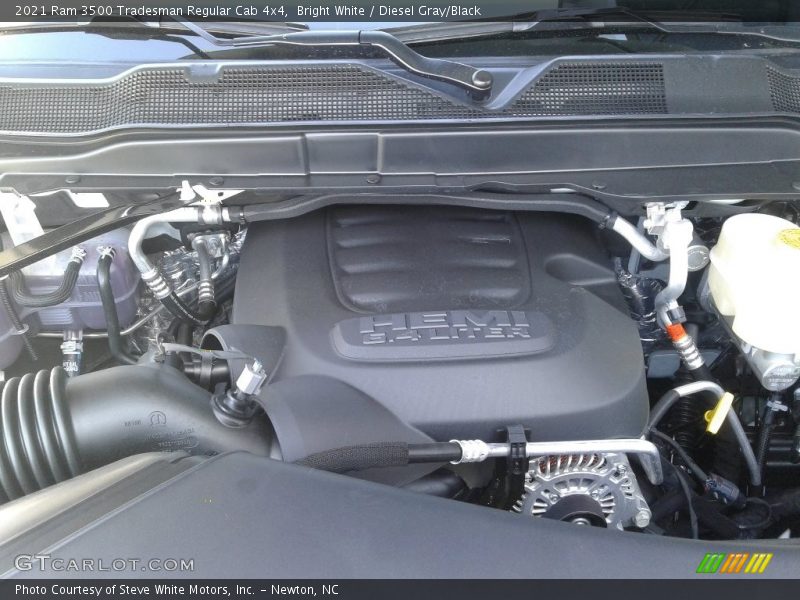 Bright White / Diesel Gray/Black 2021 Ram 3500 Tradesman Regular Cab 4x4