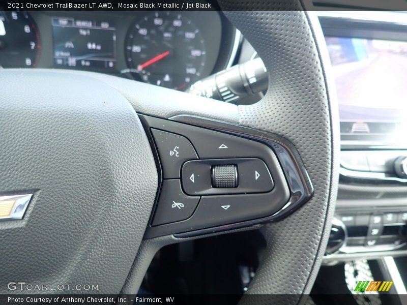 Mosaic Black Metallic / Jet Black 2021 Chevrolet TrailBlazer LT AWD