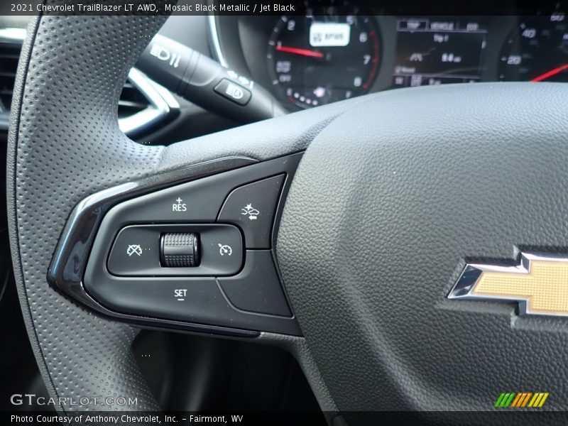 Mosaic Black Metallic / Jet Black 2021 Chevrolet TrailBlazer LT AWD
