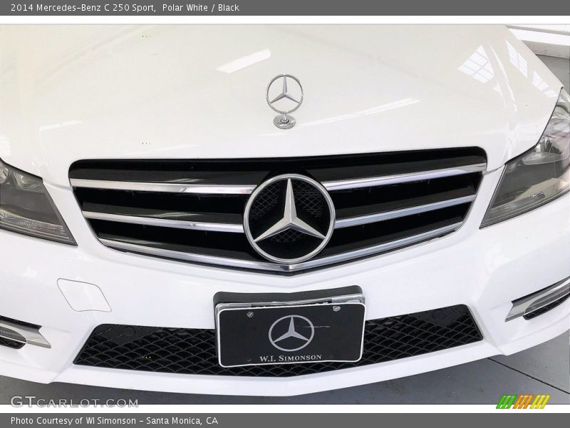 Polar White / Black 2014 Mercedes-Benz C 250 Sport