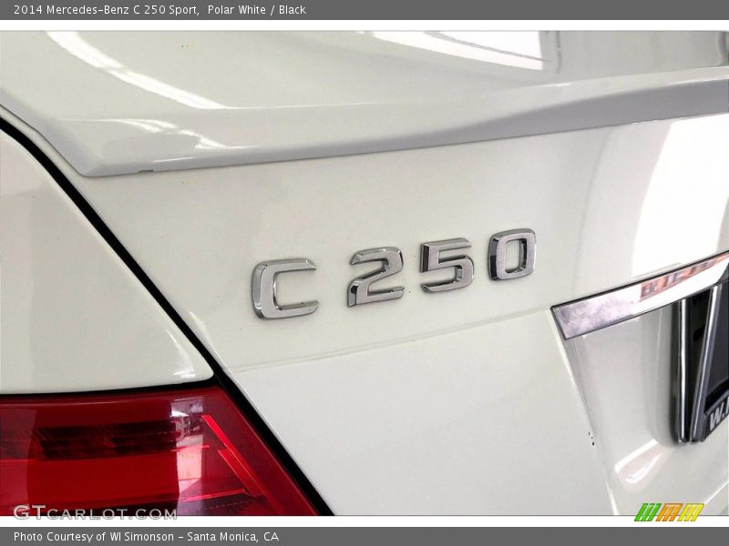 Polar White / Black 2014 Mercedes-Benz C 250 Sport