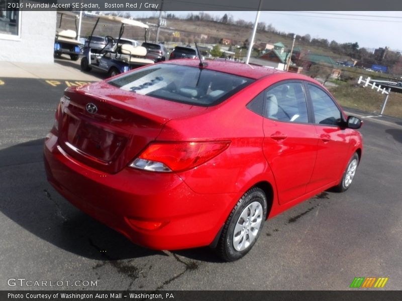 Boston Red / Gray 2016 Hyundai Accent SE Sedan