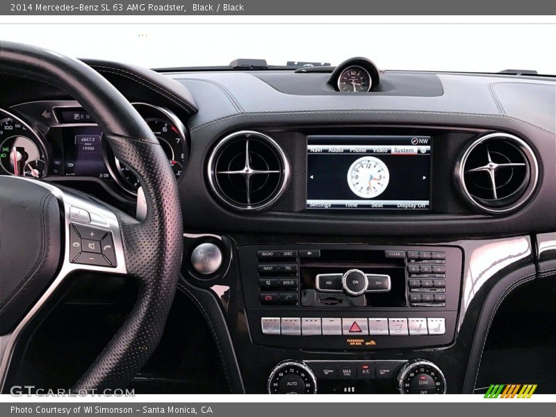 Black / Black 2014 Mercedes-Benz SL 63 AMG Roadster