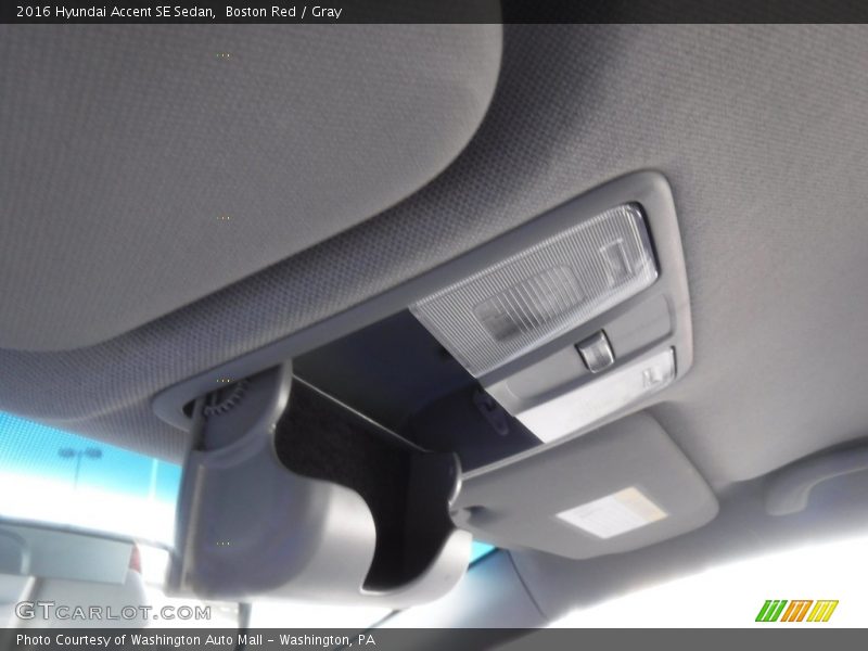Boston Red / Gray 2016 Hyundai Accent SE Sedan