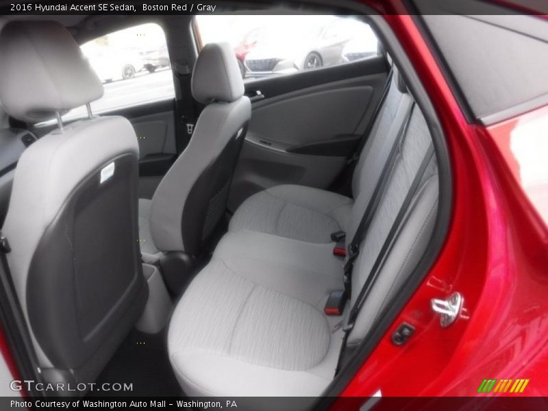 Boston Red / Gray 2016 Hyundai Accent SE Sedan
