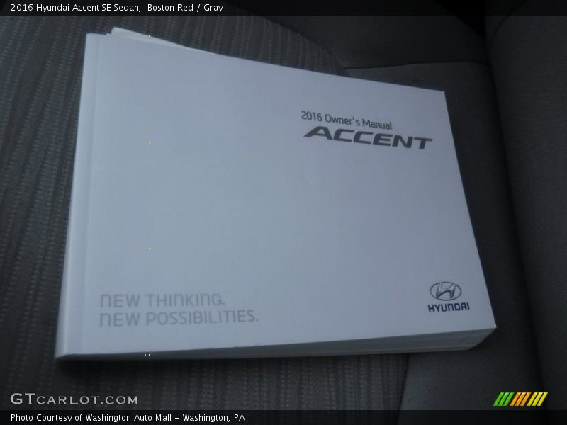 Boston Red / Gray 2016 Hyundai Accent SE Sedan