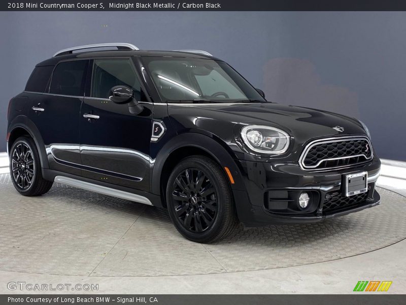 Midnight Black Metallic / Carbon Black 2018 Mini Countryman Cooper S
