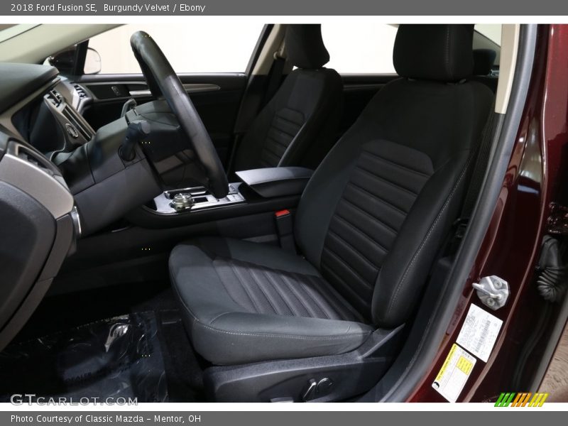 Burgundy Velvet / Ebony 2018 Ford Fusion SE