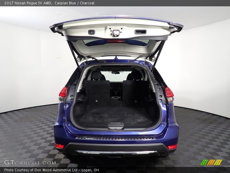 Caspian Blue / Charcoal 2017 Nissan Rogue SV AWD