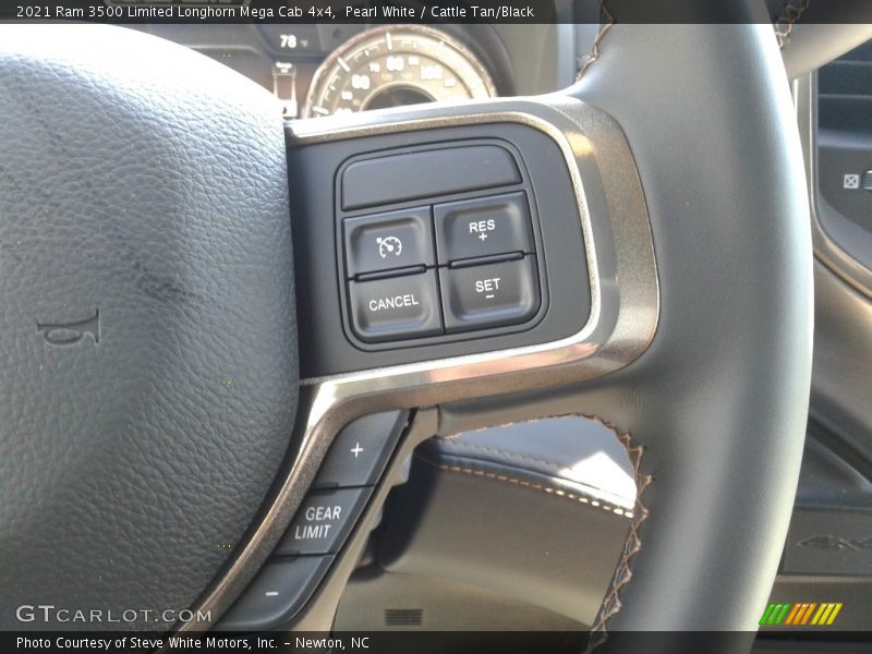  2021 3500 Limited Longhorn Mega Cab 4x4 Steering Wheel