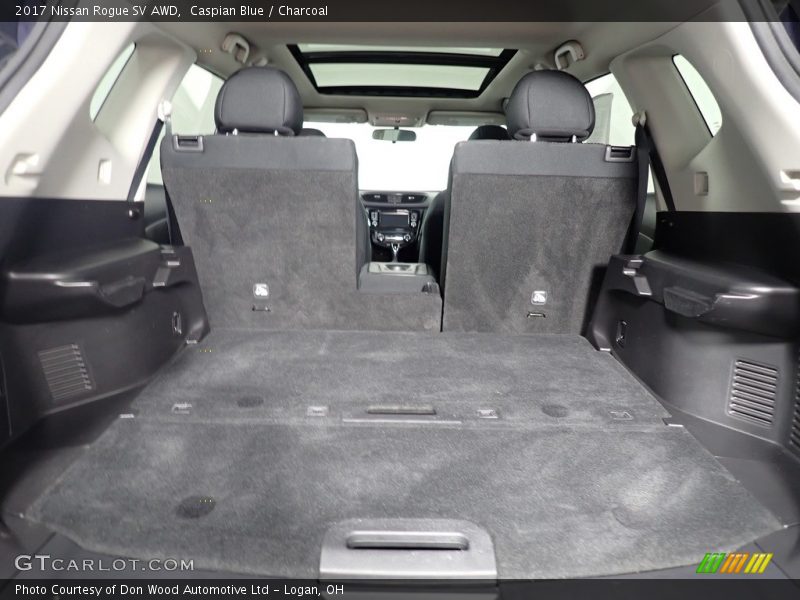 Caspian Blue / Charcoal 2017 Nissan Rogue SV AWD