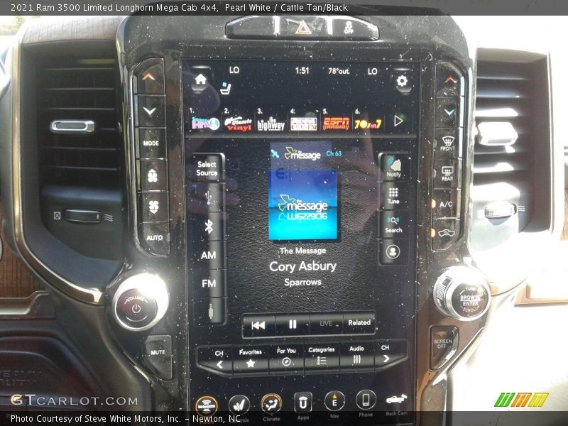Controls of 2021 3500 Limited Longhorn Mega Cab 4x4