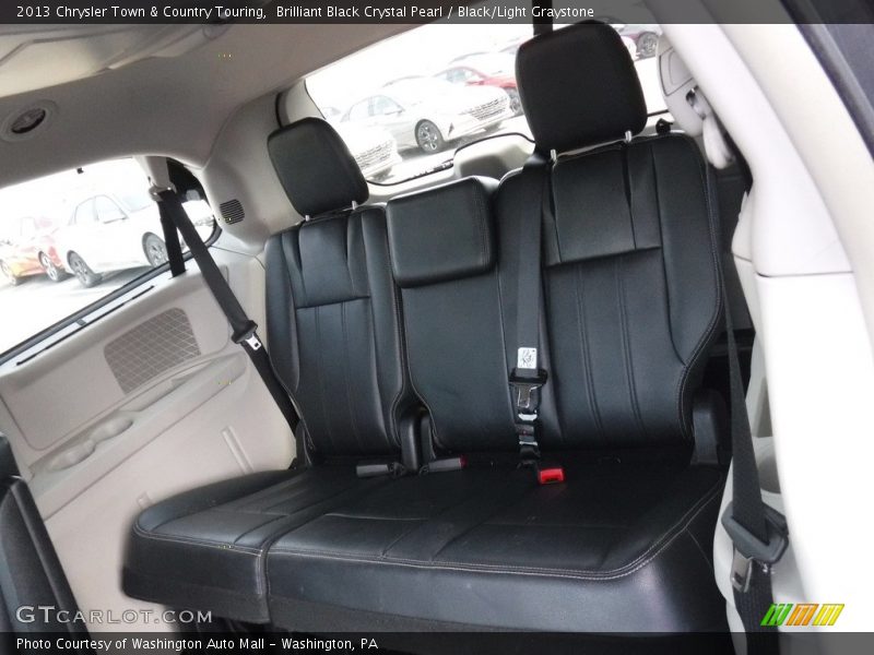 Brilliant Black Crystal Pearl / Black/Light Graystone 2013 Chrysler Town & Country Touring