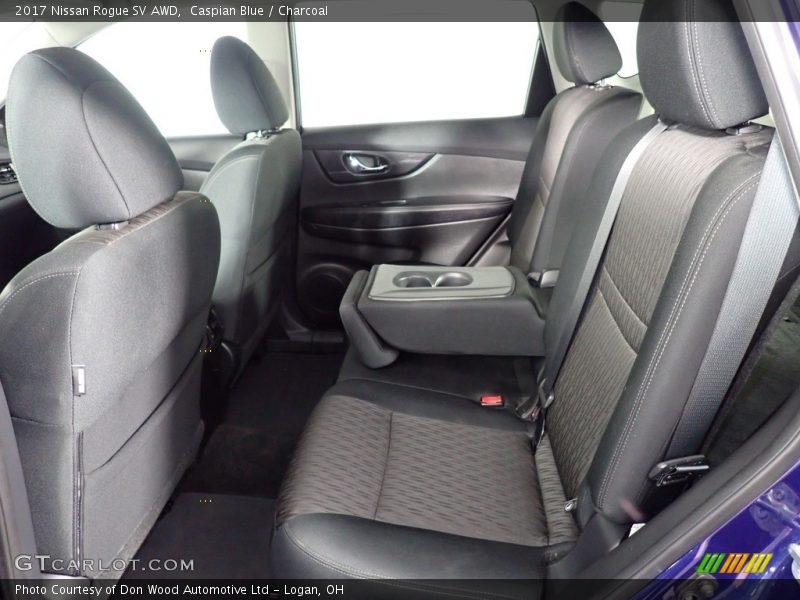 Caspian Blue / Charcoal 2017 Nissan Rogue SV AWD