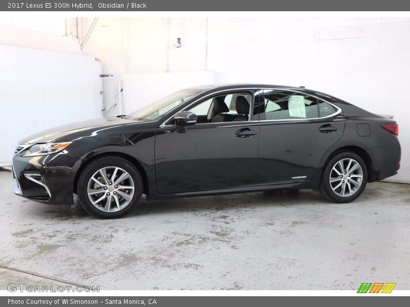 Obsidian / Black 2017 Lexus ES 300h Hybrid