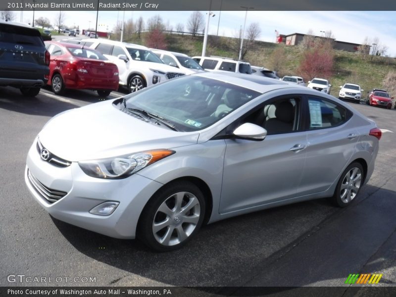 Radiant Silver / Gray 2011 Hyundai Elantra Limited