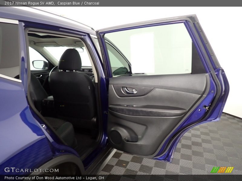 Caspian Blue / Charcoal 2017 Nissan Rogue SV AWD