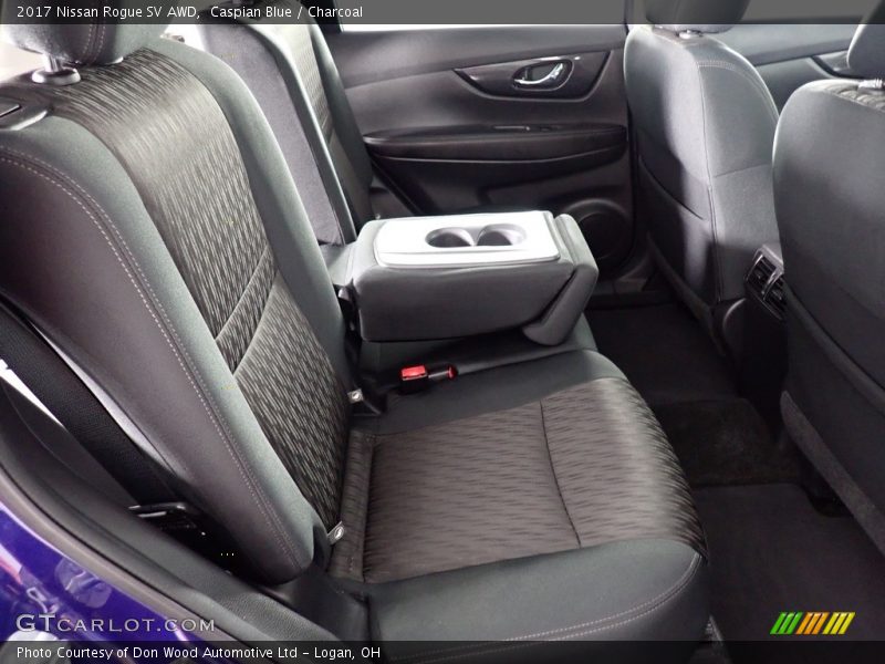 Caspian Blue / Charcoal 2017 Nissan Rogue SV AWD