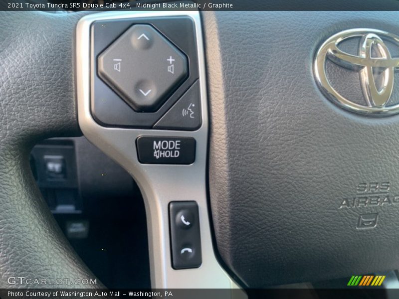 Midnight Black Metallic / Graphite 2021 Toyota Tundra SR5 Double Cab 4x4