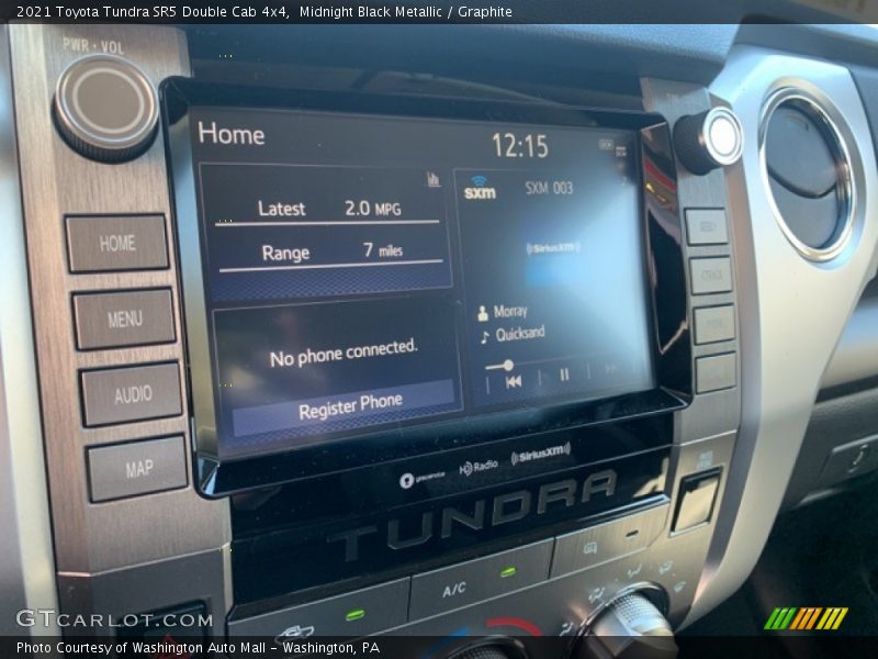 Midnight Black Metallic / Graphite 2021 Toyota Tundra SR5 Double Cab 4x4