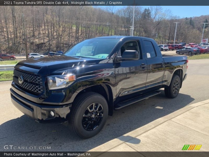 Midnight Black Metallic / Graphite 2021 Toyota Tundra SR5 Double Cab 4x4