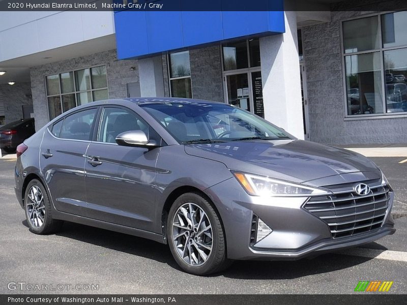 Machine Gray / Gray 2020 Hyundai Elantra Limited