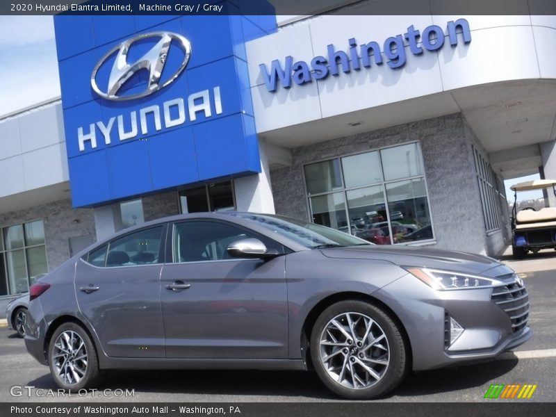 Machine Gray / Gray 2020 Hyundai Elantra Limited