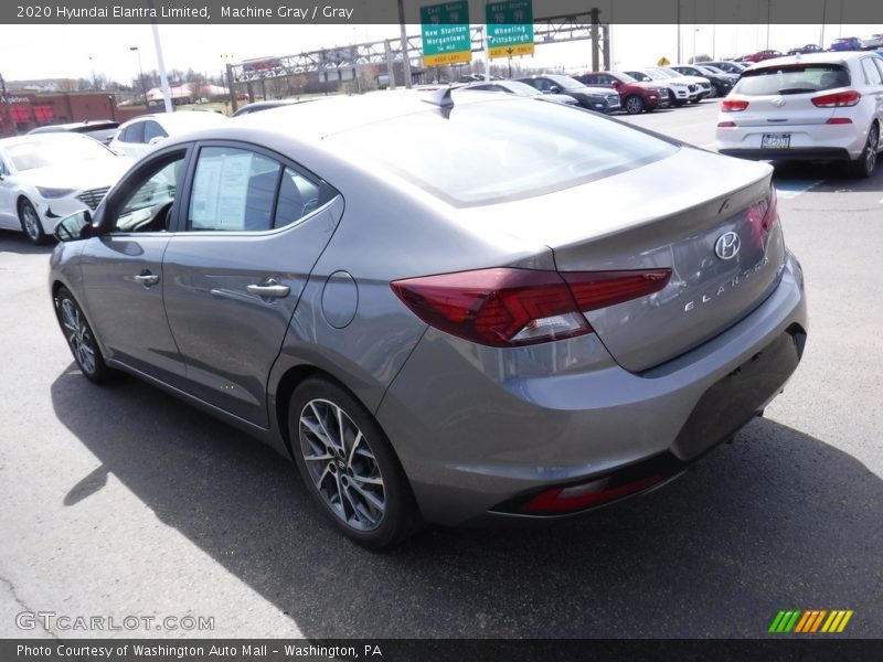 Machine Gray / Gray 2020 Hyundai Elantra Limited