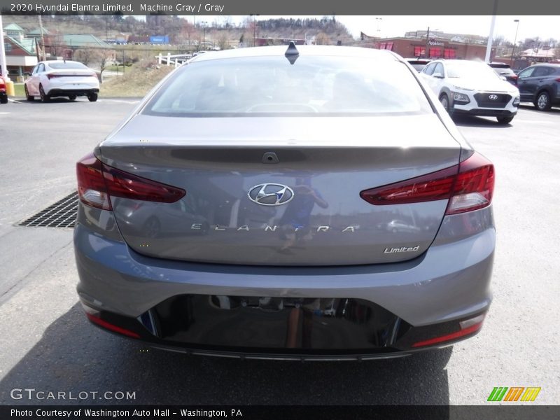 Machine Gray / Gray 2020 Hyundai Elantra Limited
