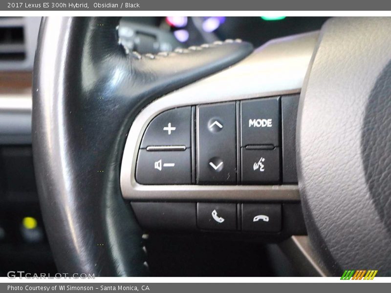 Obsidian / Black 2017 Lexus ES 300h Hybrid