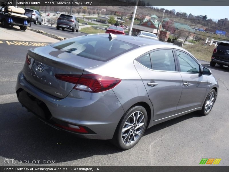 Machine Gray / Gray 2020 Hyundai Elantra Limited