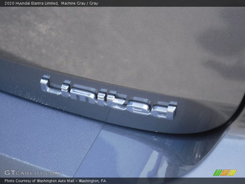 Machine Gray / Gray 2020 Hyundai Elantra Limited