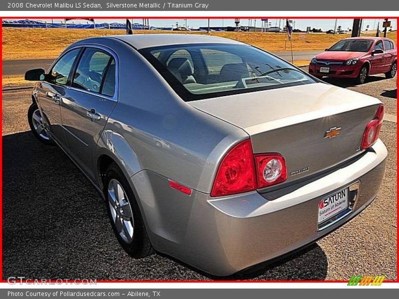 Silverstone Metallic / Titanium Gray 2008 Chevrolet Malibu LS Sedan