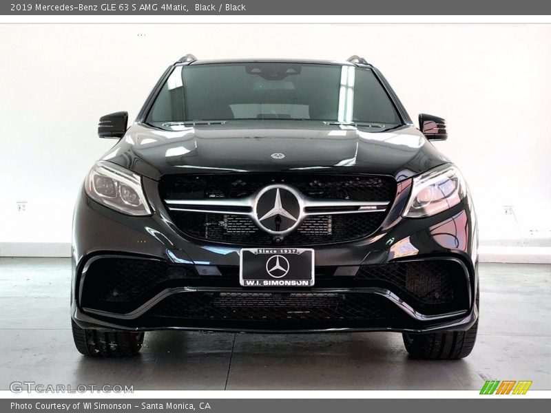 Black / Black 2019 Mercedes-Benz GLE 63 S AMG 4Matic