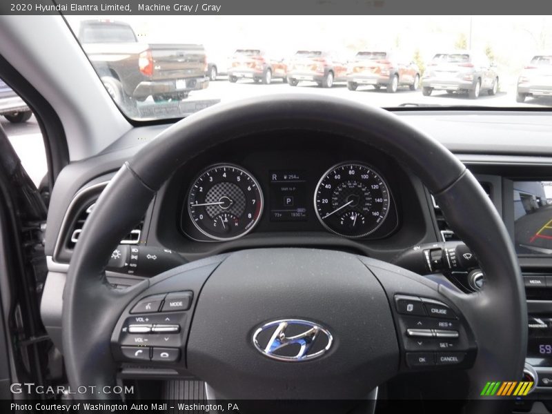 Machine Gray / Gray 2020 Hyundai Elantra Limited