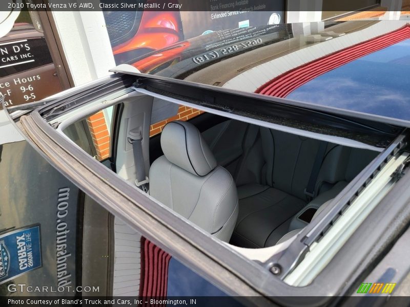 Classic Silver Metallic / Gray 2010 Toyota Venza V6 AWD
