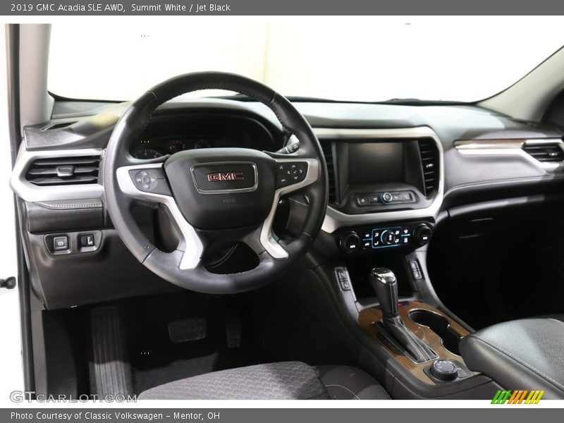 Summit White / Jet Black 2019 GMC Acadia SLE AWD