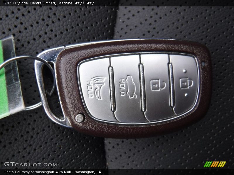 Machine Gray / Gray 2020 Hyundai Elantra Limited