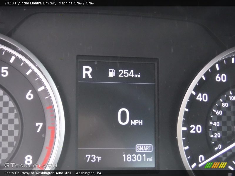 Machine Gray / Gray 2020 Hyundai Elantra Limited