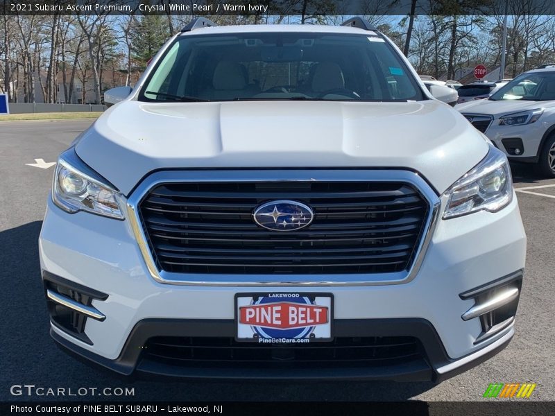 Crystal White Pearl / Warm Ivory 2021 Subaru Ascent Premium
