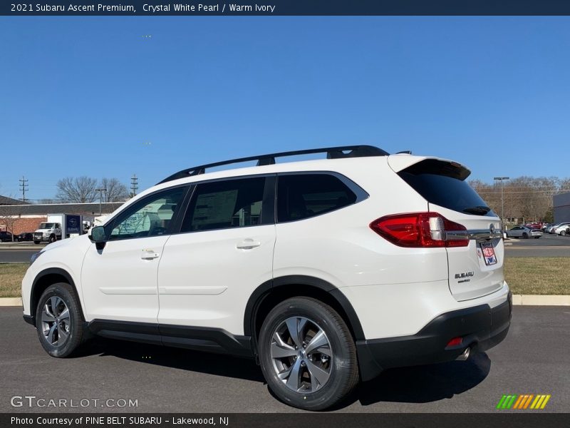 Crystal White Pearl / Warm Ivory 2021 Subaru Ascent Premium