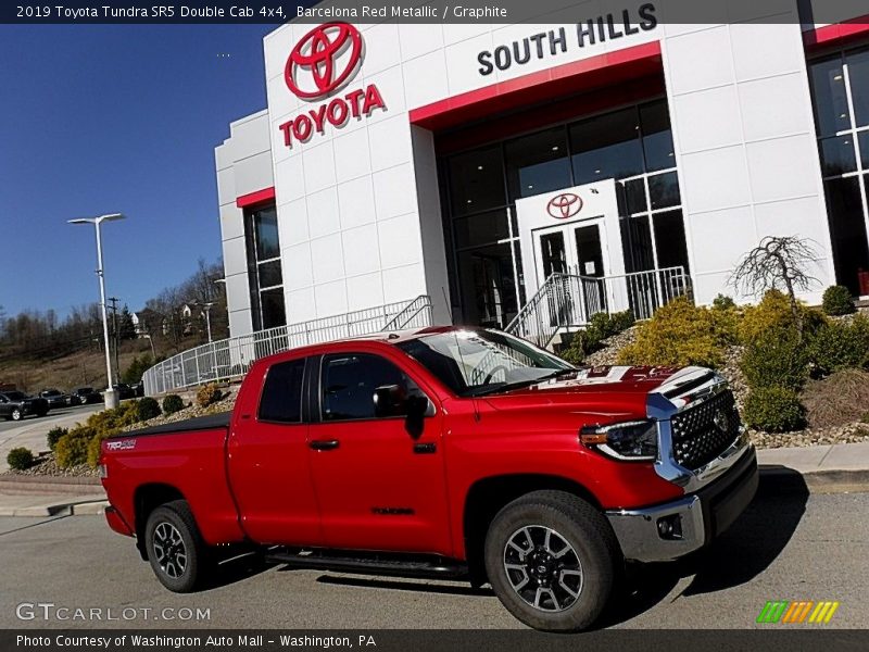 Barcelona Red Metallic / Graphite 2019 Toyota Tundra SR5 Double Cab 4x4