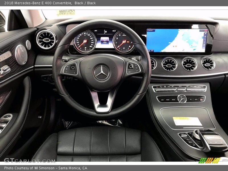 Black / Black 2018 Mercedes-Benz E 400 Convertible