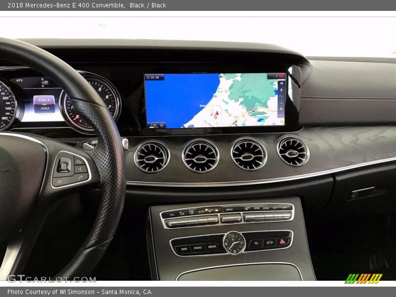 Black / Black 2018 Mercedes-Benz E 400 Convertible
