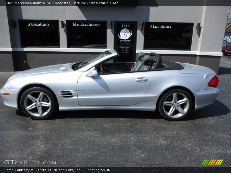 Iridium Silver Metallic / Ash 2006 Mercedes-Benz SL 500 Roadster
